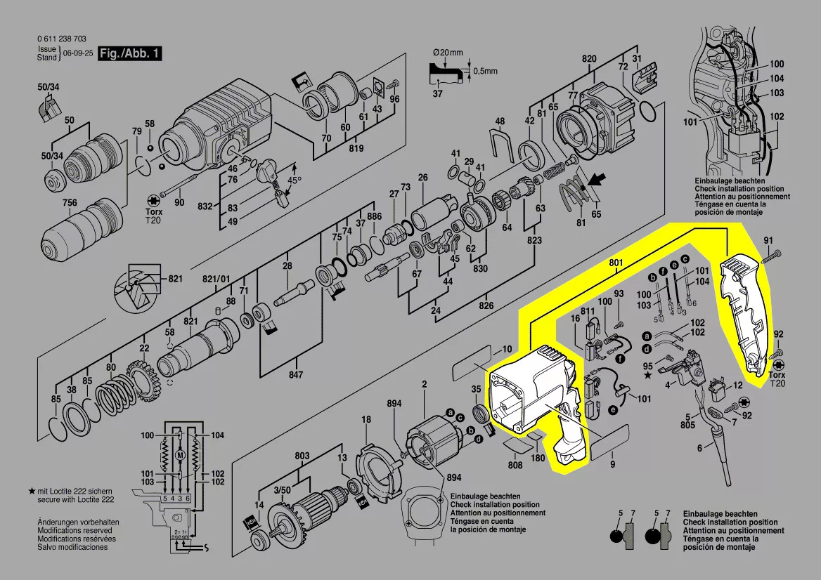 Carter réf. 1 617 000 477 Bosch